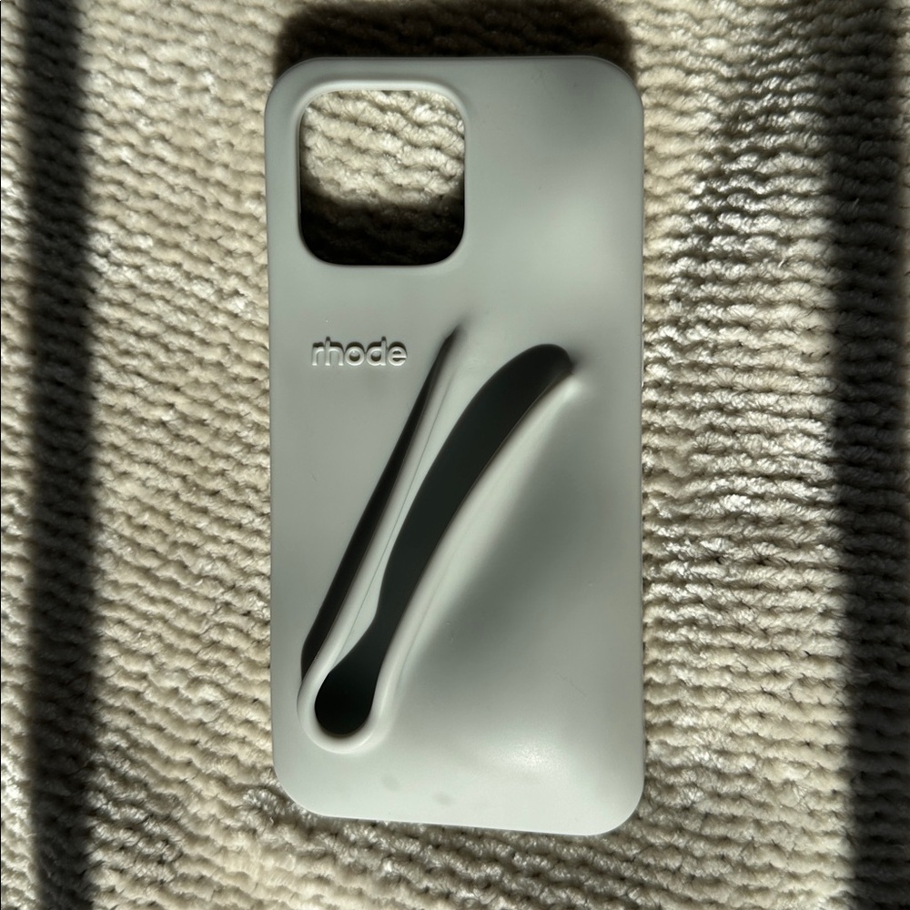 RHODE Modern Gray Phone Case Fits Apple 16 Pro Max